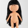 24cm Girls Toy Curly Hair Bean Eye Vinyl Doll Dress Up Dark Skin Mia Potato Dolls Movable Action Figure Body Children Gift Poseable Articulated Scale