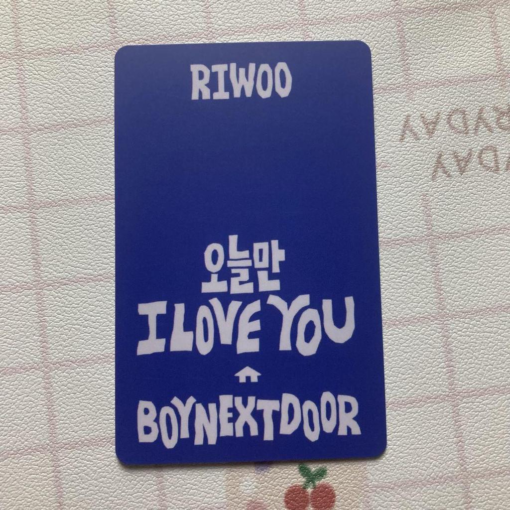 [USED] BOYNEXTDOOR Winning Prize LINE MUSIC Play Trading Card Liu