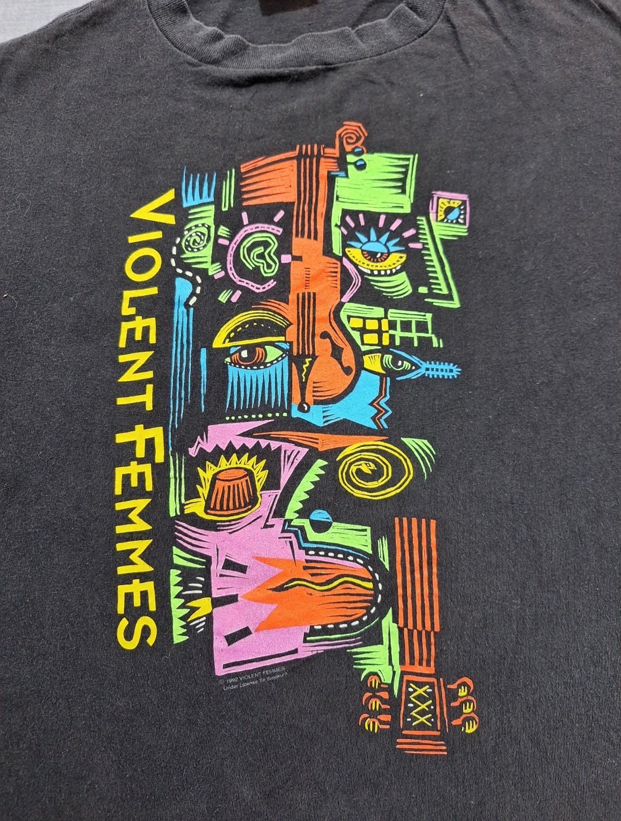Vintage 90s Violent Femmes 1992 Band Music t shirt UR010 FREE SHIPPING M