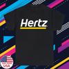 Hertz Car Rental Unisexs Black Size S 5xl T Shirt