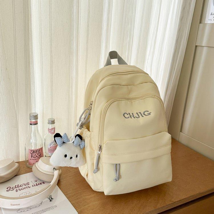 Schoolbag1011 new female ins Japanese large-capacity schoolbag junior high school high school students college students lightweight versatile backpack