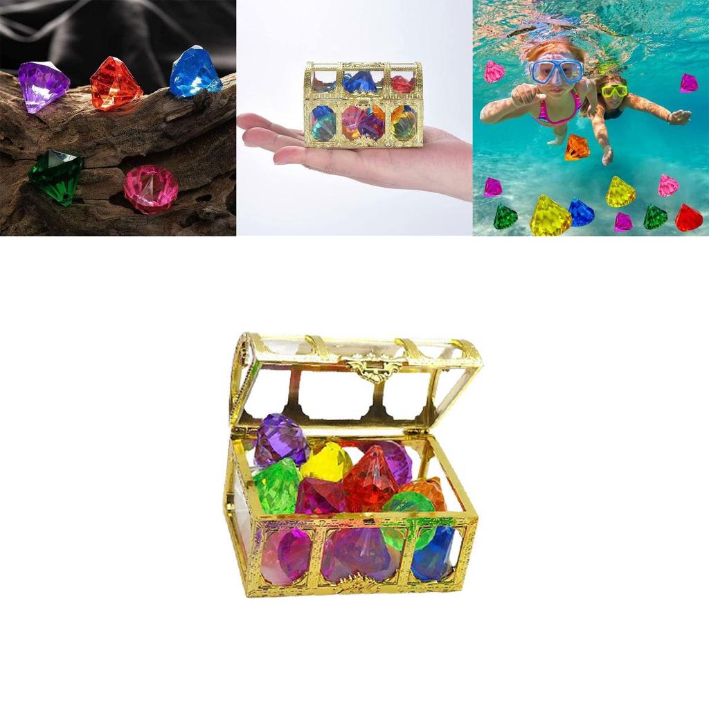 DIY Diamant Edelstein Spielzeug für Mädchen Kunststoffmaterial 10er Set Entwickelt verschiedene Fähigkeiten