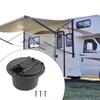 Circular Motorhome Electrical Wire Hatches Waterproof Electrical Wire Hatches Cable Entry Plate for Outdoor Vehicle Wiring