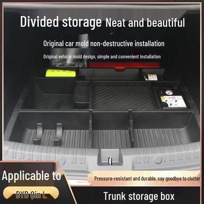 Compatible with 24/25 Models BYD Qin DMI Trunk Organizer Box