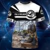 New 3D Printed Welding Tool Printed Short Sleeved T-shirt
