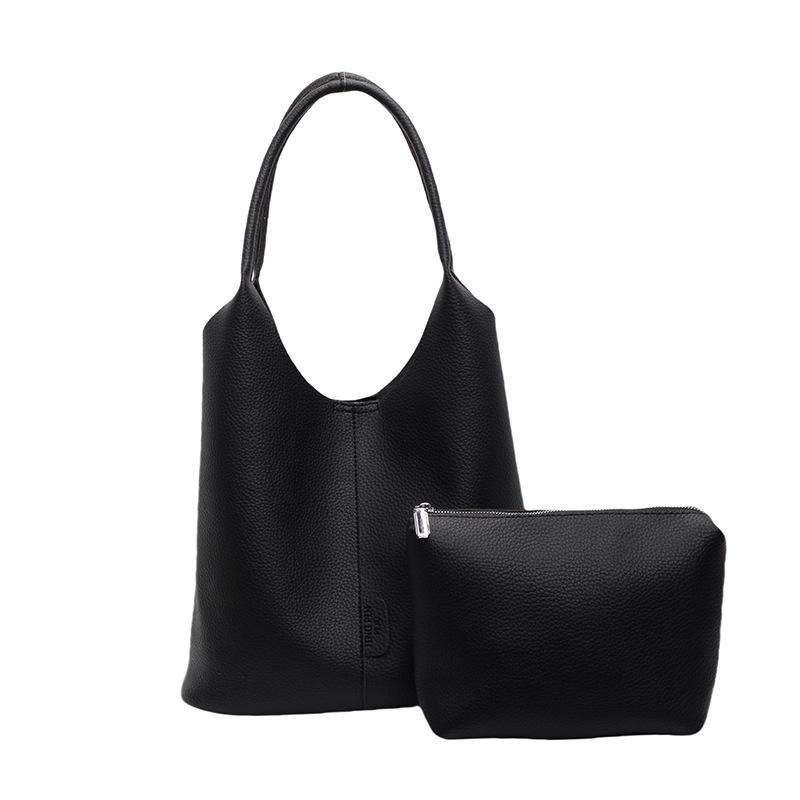 

Модная сумка Женская новая сумка для поездок на работу большой вместимости Повседневная универсальная женская сумка чёрный