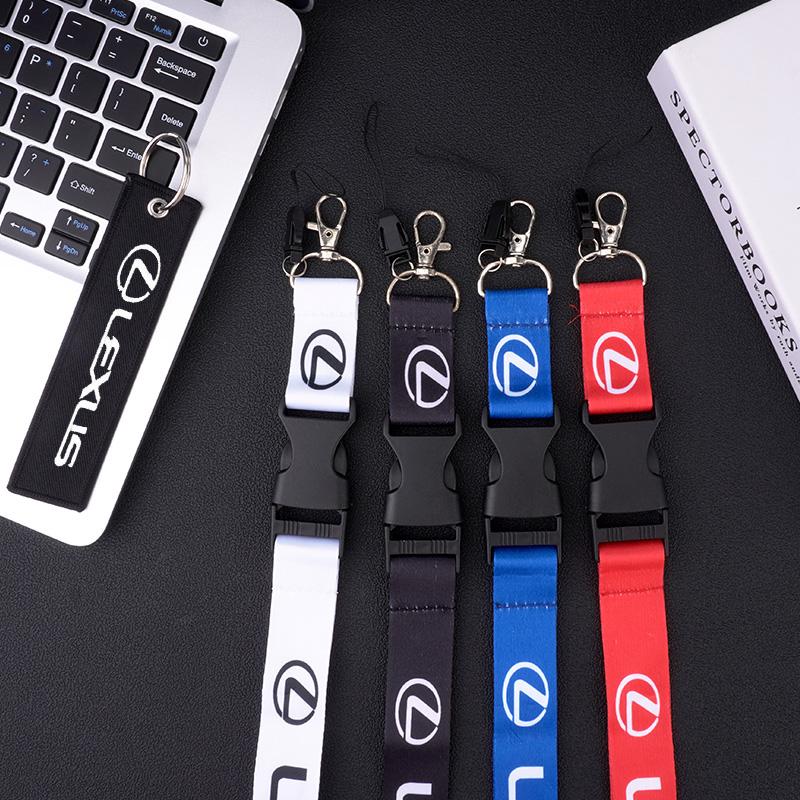EAV3 Car Motorrad Lanyard Nylon Printing Style Keychain for Lexus ES300 RX330 RX300 GS300 IS250 IS200 CT200h IS300 NX RX LX GX GS