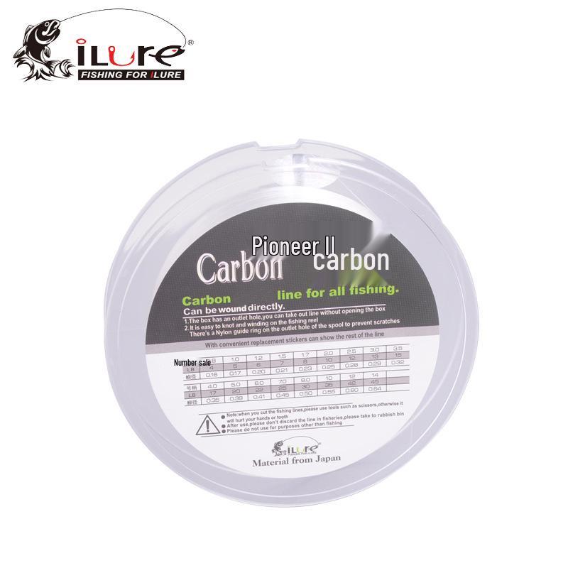 Love Lure Fishing 50m Filo Leader in Carbonio