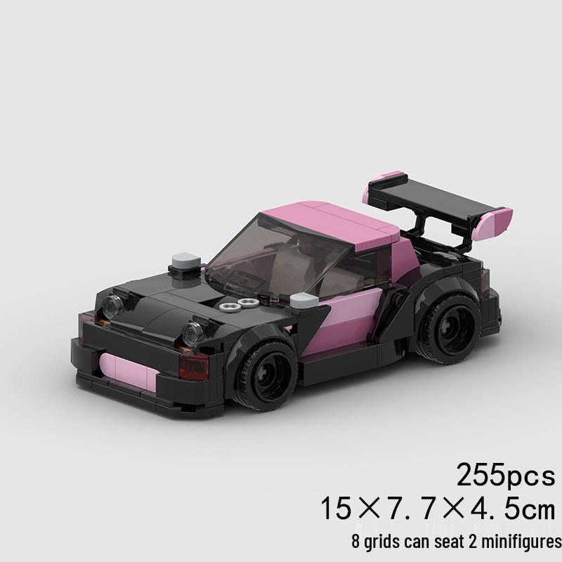 MOC-Compatible Miata MX5 Racing Car Building Blocks - DIY Educational Model Toy Set Paper Instructions