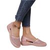 New style women's hollowed-out solid color casual everyday sandals with wedge heel, plus size.