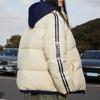 Fashion Winter Coats Woman Fake Two Pieces Parkas Casual Loose Thick Warm Lady Jackets Hooded Oversize Outerwears