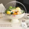 Fruit Platter Living Room High Aesthetic Tea Table High Fruit Platter Draining Tray Dried Fruit Platter HomeDecoration Ornaments