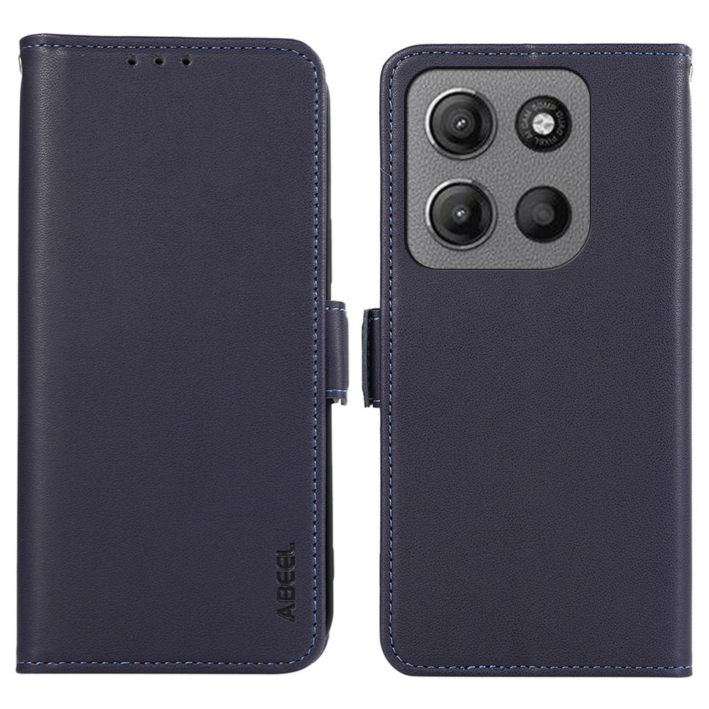 

ABEEL Чехол для Motorola Moto G15 4G Кожаный чехол для телефона с кошельком с RFID-блокировкой B