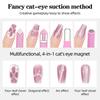 4 in 1 Strong Magnetic Multi-functional Nail Magnet Tool Pens for Cat Eye Effect 3D Four-leaf Clover Pattern for Salon DIY Manic