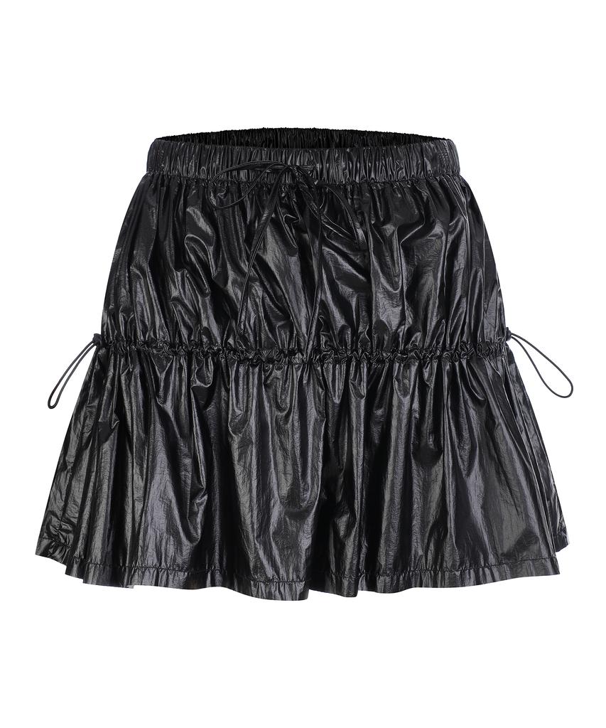 Lara Fox Shirring Skirt Black Bq2Ws003
