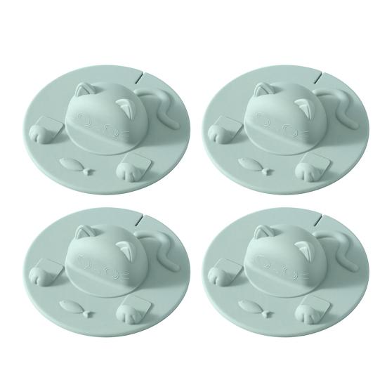 Cartoon Silicone Cup Covers Cute Tea Bag Mug Topper Food Grade Heat-Resistant Mugs Cover Multi-Function Fun Animal Cup Lid with Phone Stand & Tea Bag