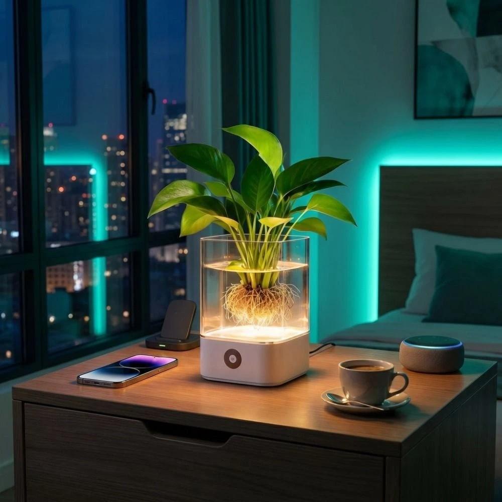 Farbwechselnde USB-betriebene Lampe Dimmbares LED-Umgebungslicht Mini-Aquariumlicht Geburtstagsgeschenk