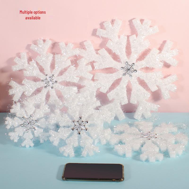 3D Foam Snowflake Dance Props & Christmas Hanging Ornaments