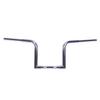 Stainless Steel Universal Drag Z Bars Fit for Motorcycles with 25 MM Handlebars(Chromed Silver)