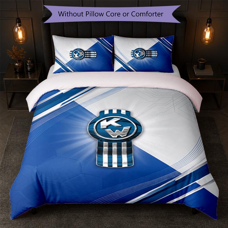 Kenworth Print 3-teiliges Bettwäsche-Set Bettbezug mit zwei Kissenbezügen Weiche Bettwäsche für Haushalt Schlafzimmer