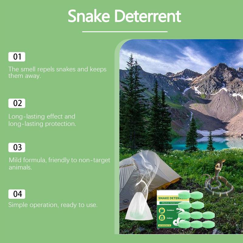 Snake Repeller Outdoor Backyard Serpent Prevention Waterproof Safe Snake Repeller For Yard Camping Garage Outdoors