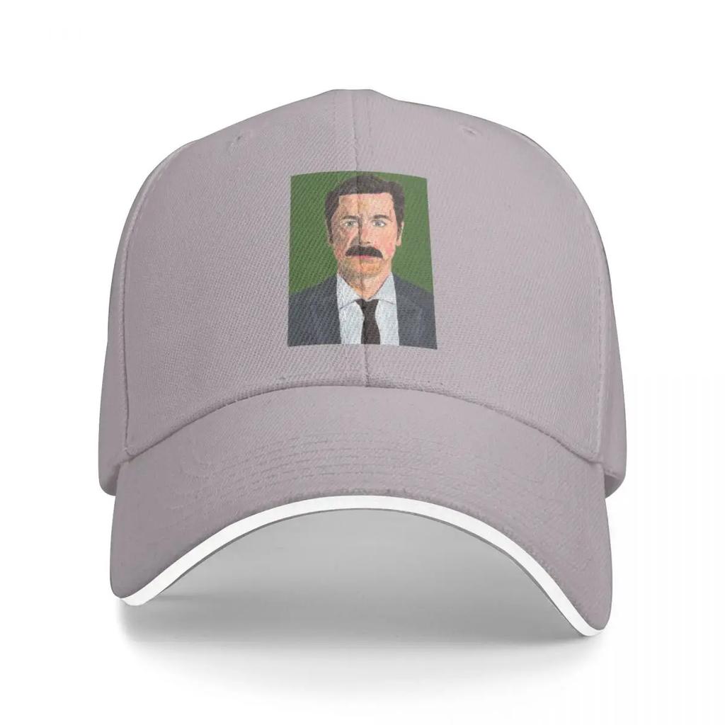 Mike Wozniak Portrait - Acrylic on paper Baseball Cap fishing caps man Hat Unisex Unisex Caps Women's