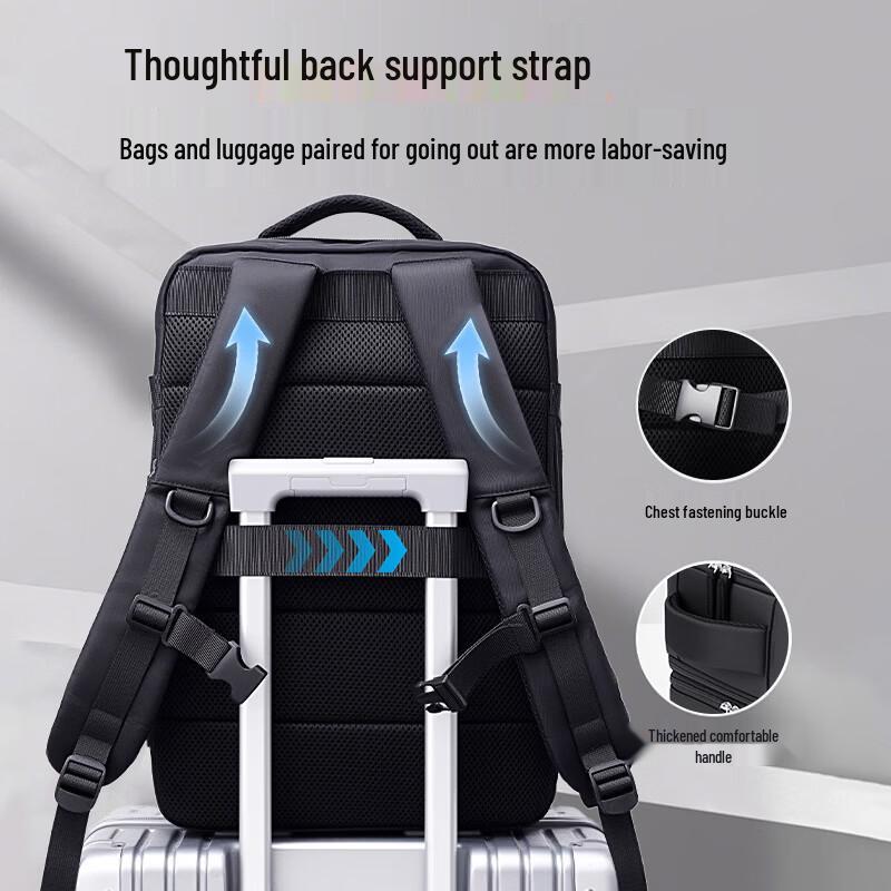 Warrior Men's Large Capacity Travel & Business Backpack