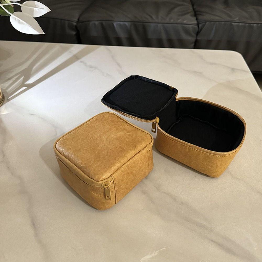 Waterproof Jewelry Box Stain-resistant Necklace Organizer Storage Ring Box Outdoors