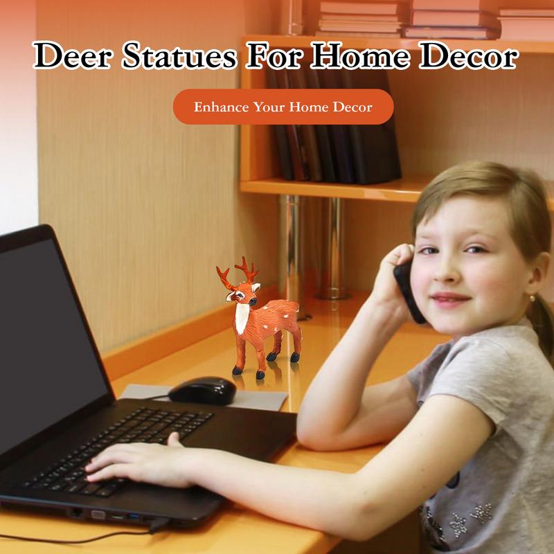 

Deer Statues Outdoor Realistic Sika Deer Statue Deer Figurines Home Decor Sika Deer Home Decor Animal Statues For Christmas China Mainland