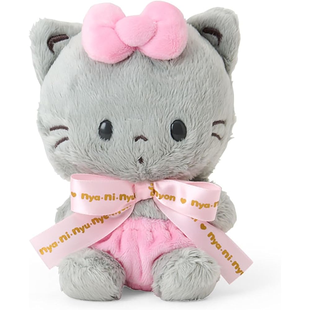 

Sanrio Nyani Nyuni Nyenyo Plush Toy Character Award Logo Ribbon 3 Years and Up 748757