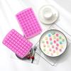 Stampo Quadrato Piccolo in Silicone per Caramelle Stampo Base in Silicone per Cioccolato Cubetti di Ghiaccio Caramella Sciogli Caramello Cera Cottura in Cucina 54 Cavità