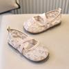 Spring Summer Girls Lace Heart Pattern Princess Sandals Flat Shoes
