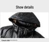 Men's 2025 High Fill 90 White Duck Down Jacket - Fashionable Thickened Winter Puffer for Middle Age
