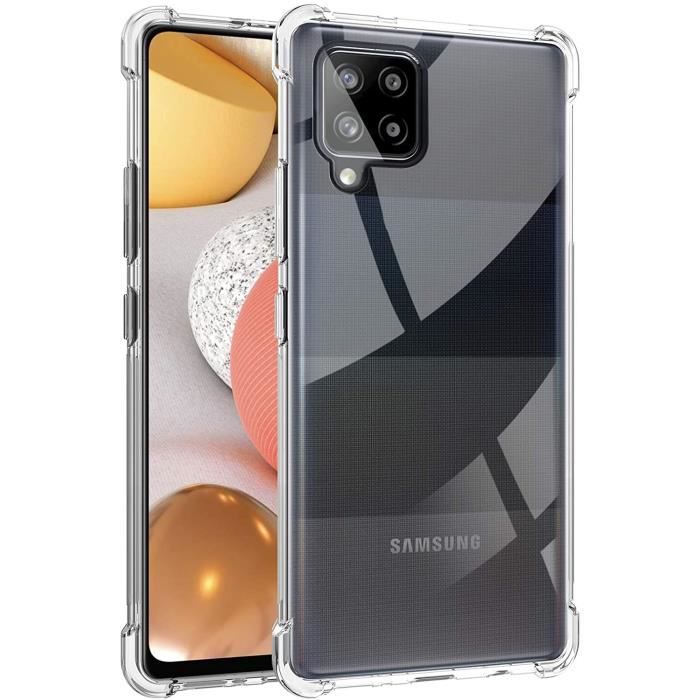 Coque Antichoc - Phonillico - Samsung A42 - Silicone Souple - Ultra Slim - Transparent