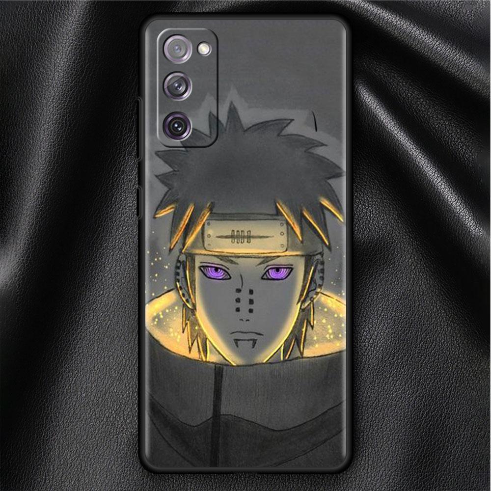 Case For Samsung Galaxy S20 S22 S21 FE S10 S9 Plus S8 Note 20 Ultra 10 Plus Soft Phone Shell Anime Red Blue Light