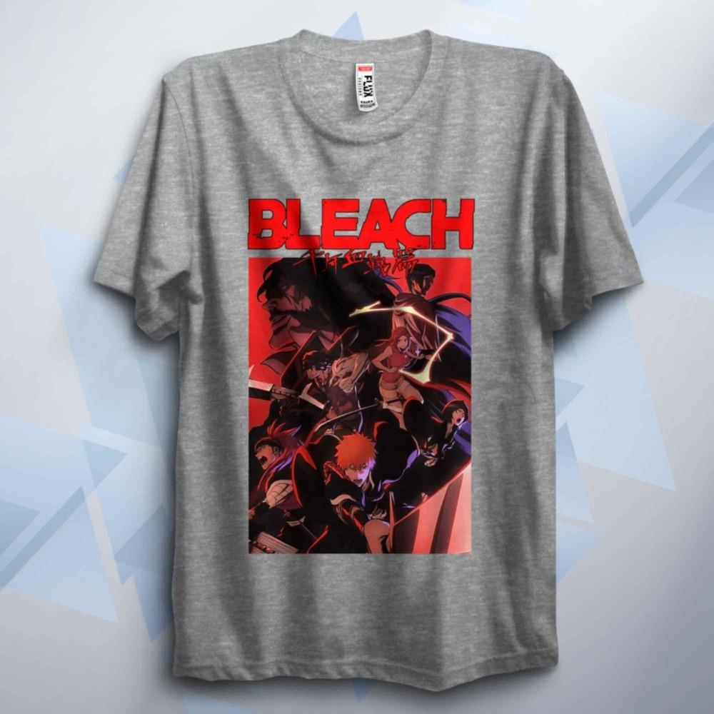 Bleach T Shirt Unisexs Anime Top Ichigo Graphic Anime TShirt Anime Gifts