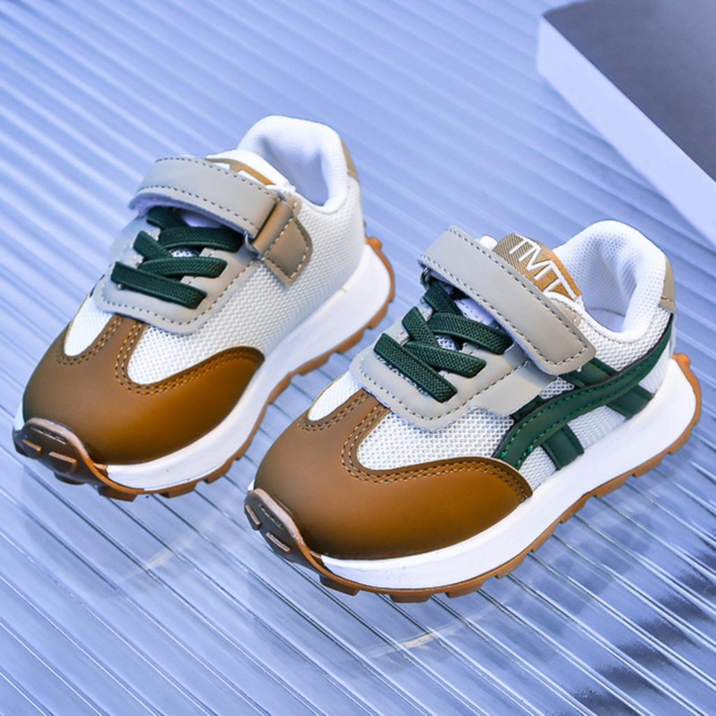 Athletische Sneaker für Kinder, weiche Sohle, rutschfest, lässige Mesh-Laufschuhe, leichte, atmungsaktive Sportschuhe für Jungen und Mädchen