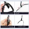 Gym Ring Buckles With Adjustable Straps Pull Up Handle Rings Multi-Function Strength Training Equipment For Physical Training