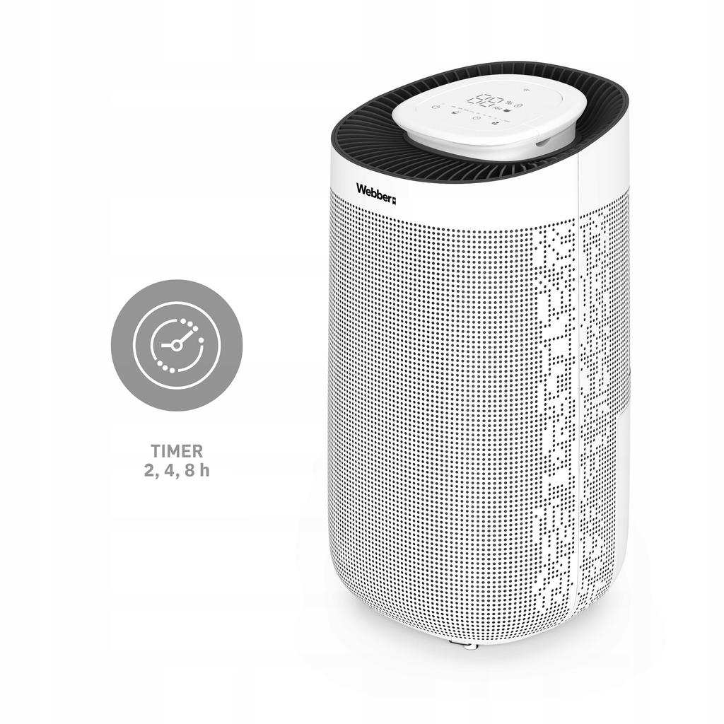 WiFi Timer Dehumidifier 12l/24h Webber DEC500 Moisture Absorber