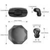 TWS Mini Portable Wireless Headsets Bluetooth In-Ear Earphone Noise Reduction Earbud Invisible Sleep Headphones With HD Mic