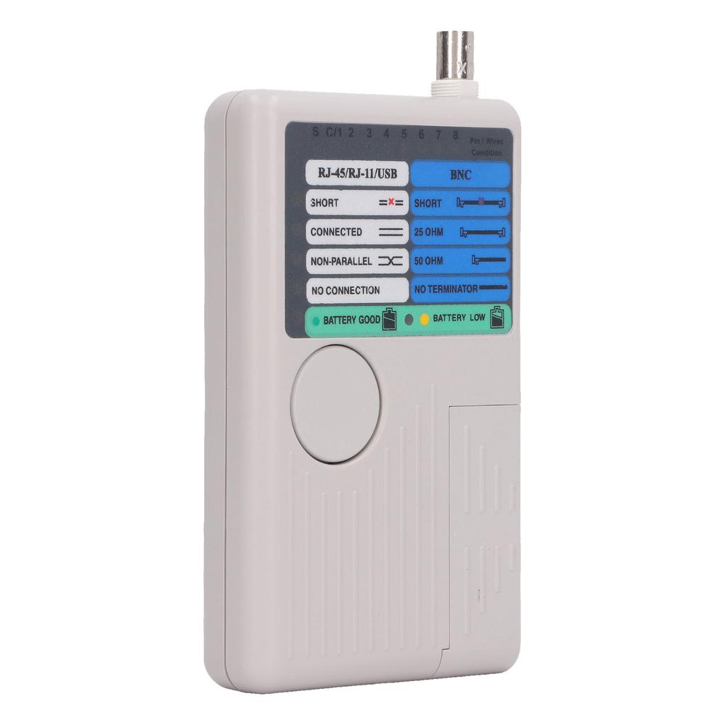 4 In 1 Remote Cable Tester Quick Response Detachable Module Network Telephone BNC USB RJ11 RJ45 Coaxial Cable Meter 90m