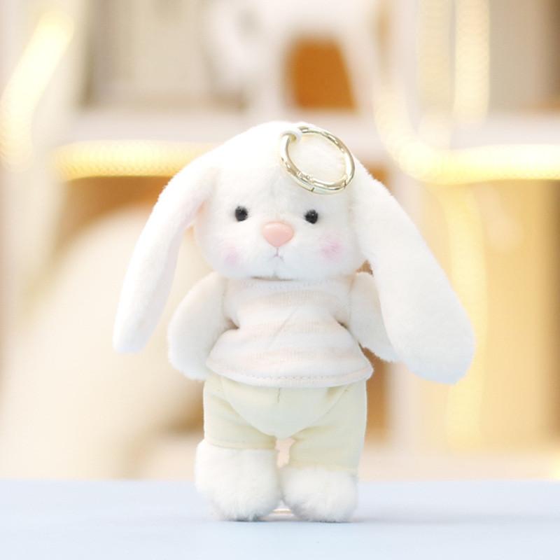 Plush Bear Toy Cute Cartoon Animal Keychain With Soft Pp Cotton For Girls Gift And Bag Decoration