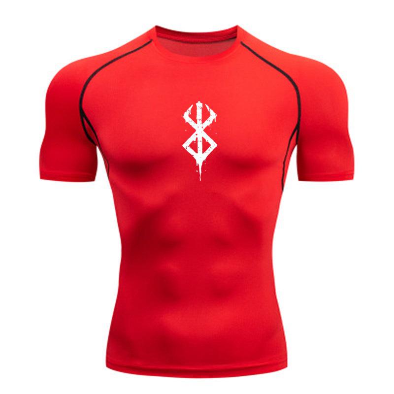 Men's Quick-Dry Compression T-Shirt: High Elasticity, Short-Sleeve for Basketball, Running, and Training