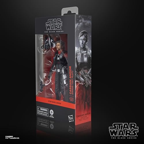 Star Wars Black Series Cassian Andor (Sienaar Test Pilot), Andor Premium Collectible 6-inch Action Figure