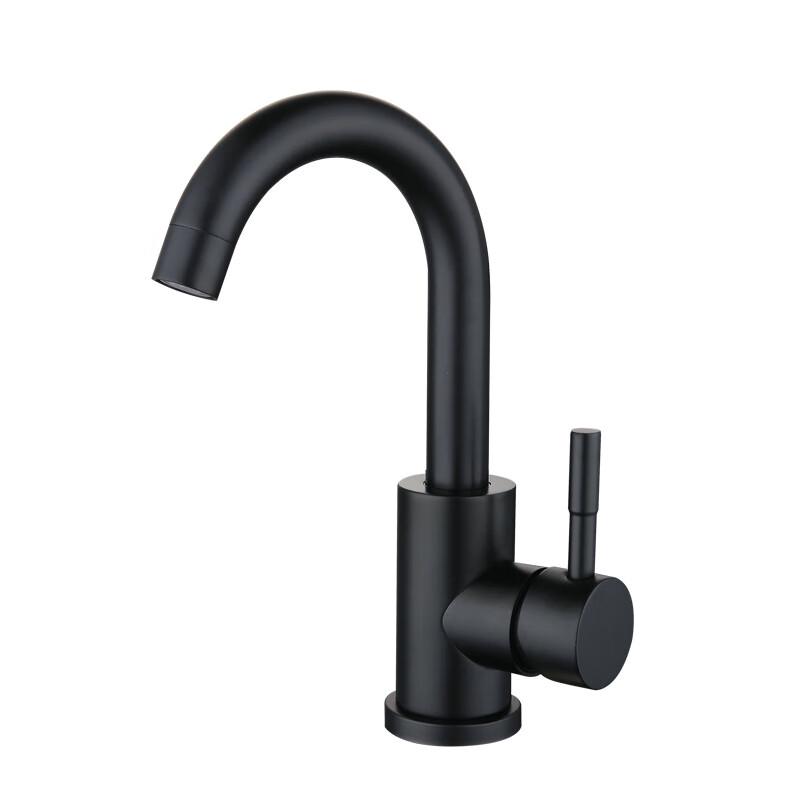

TLXT Black Rotatable Hot & Cold Countertop Basin Faucet