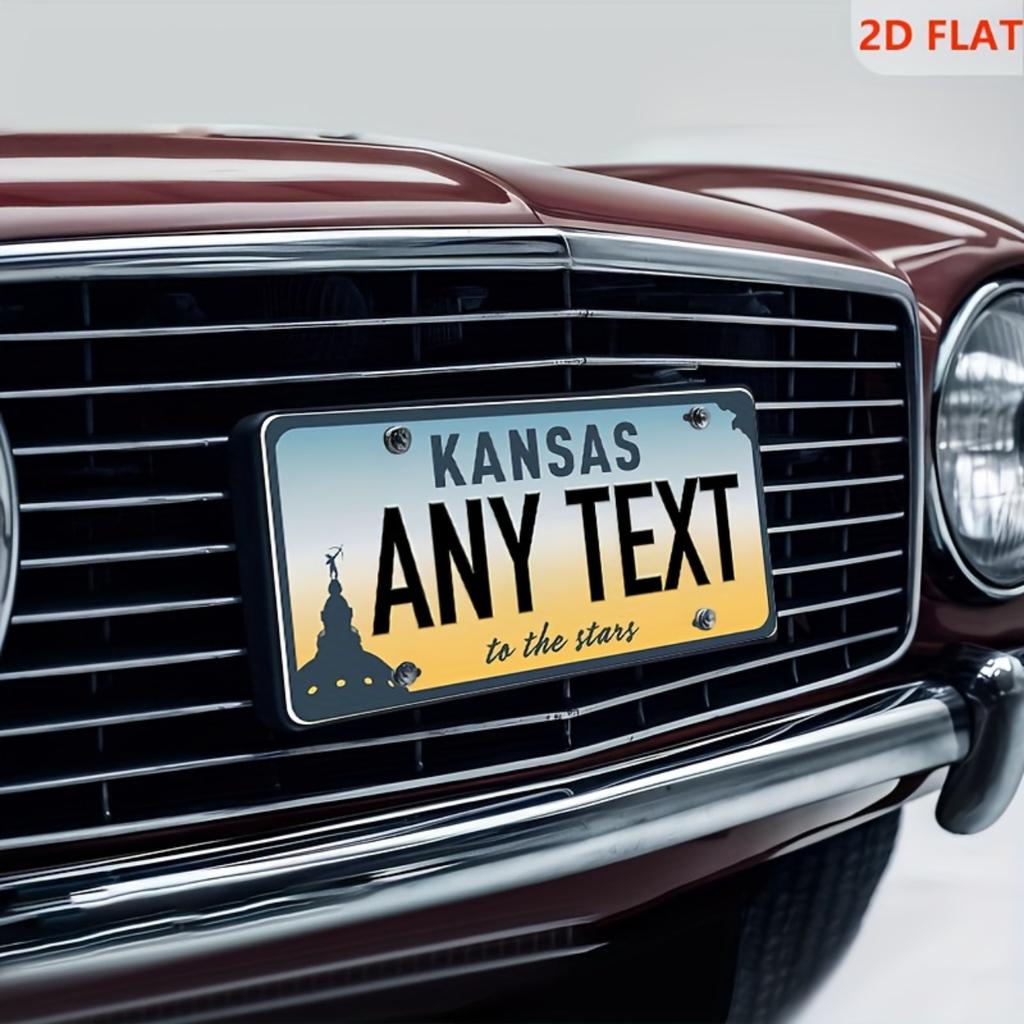 Custom Tin Sign Kansas Wall Decor for Home Car Garage