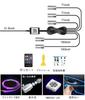 Luz Ambiental 5 en 1 Tira LED para Coche Alta Brillo Atmósfera USB