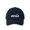 EMIS APPLIQUE BALL CAP-NAVY