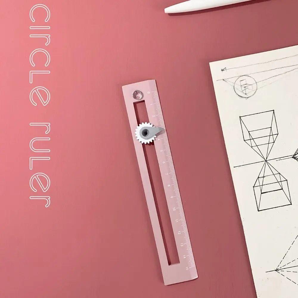Multi-function Compass Ruler Drawing DIY Circle Tool Useful Geometric Ruler  Student