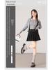 2025 Versatile College Style High Waist Pleated Skirt with Double Belt - Slimming & Anti-Exposure